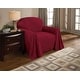 preview thumbnail 20 of 21, Innovative Textile Solutions Solid Textured Chair Throw Slipcover Burgundy