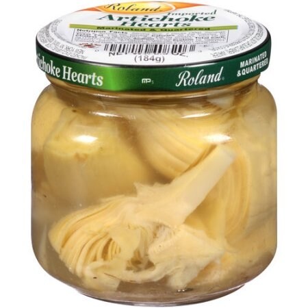 Roland Artichoke Hearts - Marinated - Case of 12 - 6.5 oz.