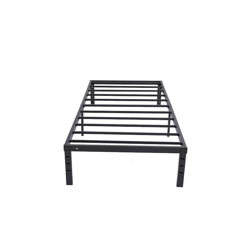 NNV 14" 3500 lbs Heavy Duty Bed Frame, Duty Steel Slat Metal Bed Frame