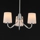 preview thumbnail 9 of 9, Maxim 12695WT Durham 3 Light 19" Wide Chandelier