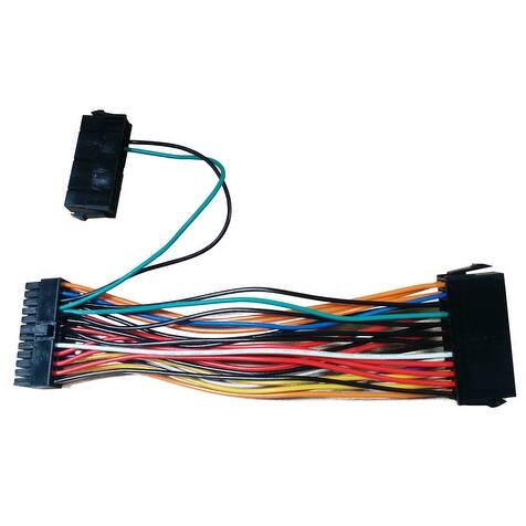 24 Pin To Dual 24 Pin Atx Power Supply Connector Splitter Dual Psu Atx Adapter Overstock