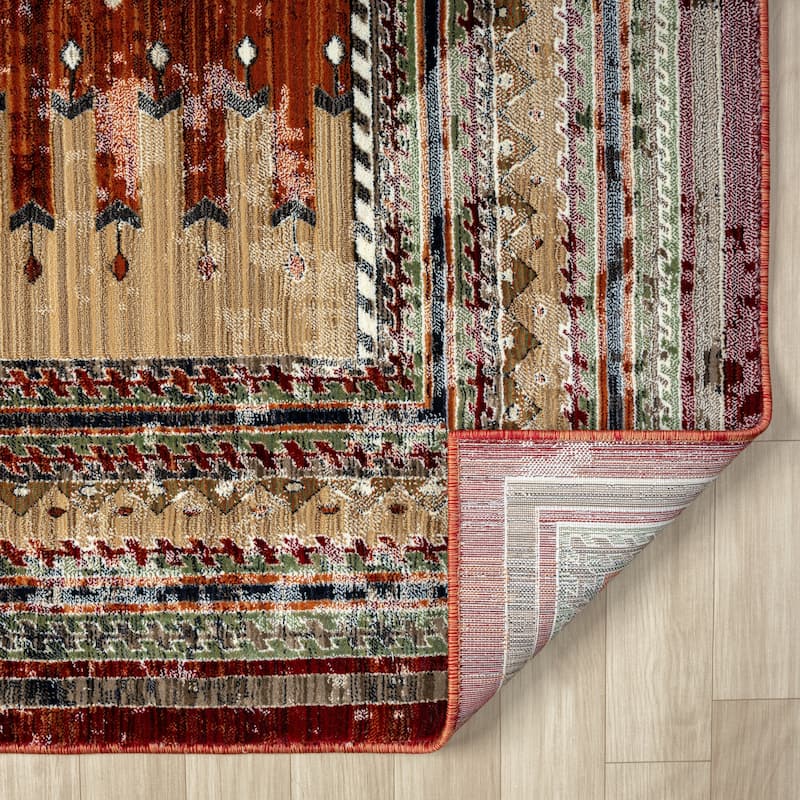 Petra Southwestern Power-Loom Area Rug