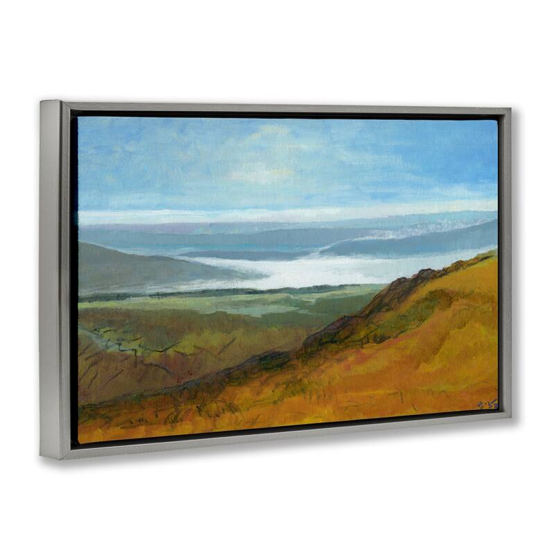 Stupell Vast Serene Hills Framed Floater Canvas Wall Art Design By Dita Jacobovitz