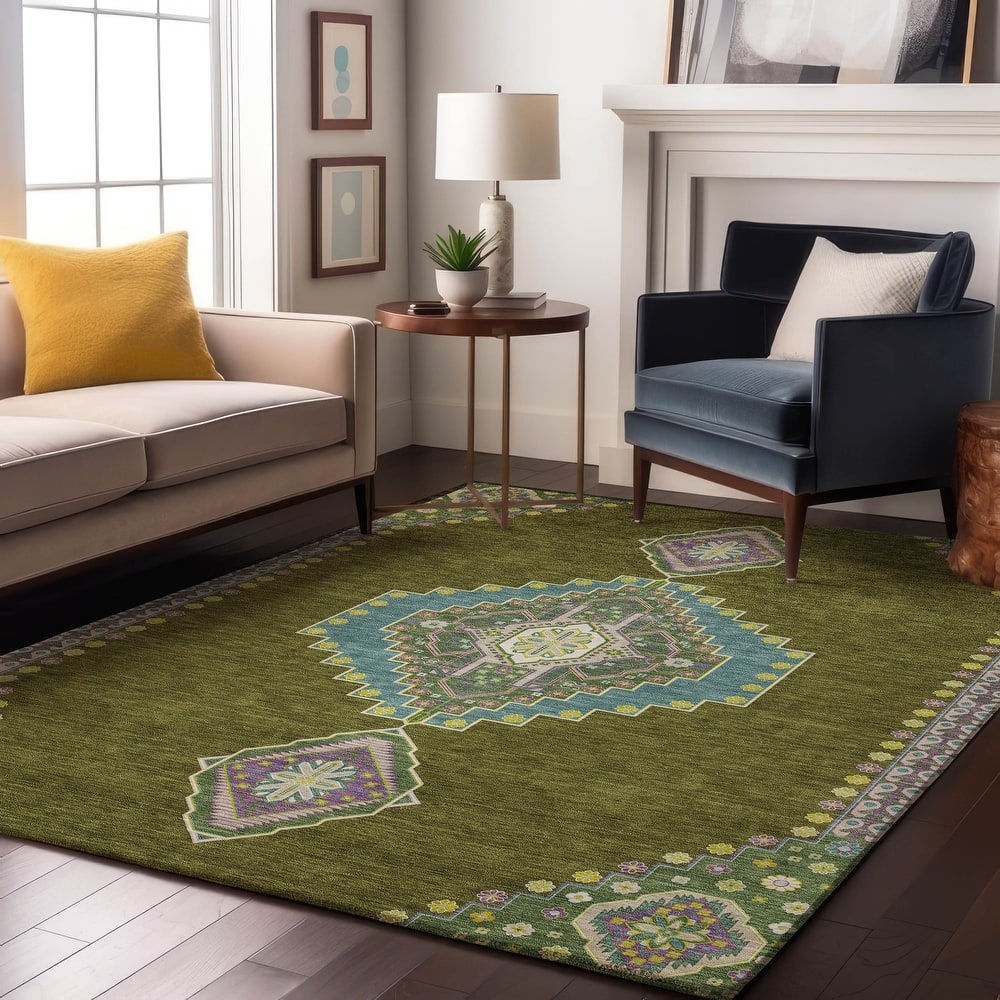 Premium Washable Super Soft Traditional Boho Mayfield Rug