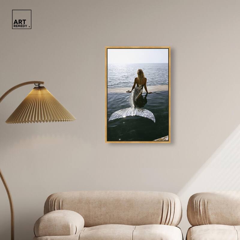 Mermaid Noon Canvas by Art Remedy