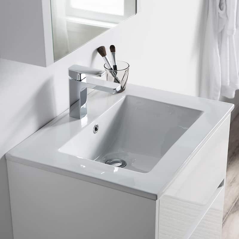 Blossom Valencia Floating Bathroom Vanity with Ceramic Sink