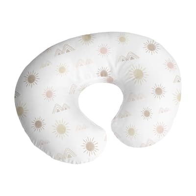 Sweet Jojo Designs Boho Desert Sun Nursing Breastfeeding Pillow Cover Case Pillow Not Included Pink Taupe Bohemian Watercolor