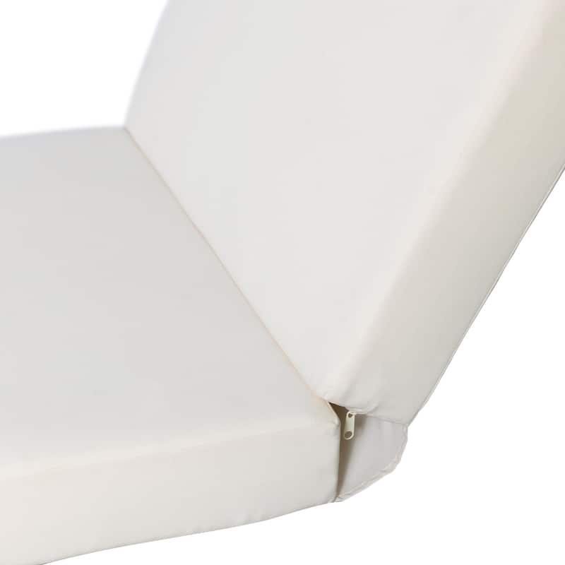 Encino Outdoor Chaise Lounge Cushion (ONLY CUSHION) by Christopher Knight Home - 76.75" L x 27.00" W x 4.00" H