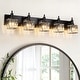 preview thumbnail 115 of 182, 2/3/4-Light Modern Bathroom Crystal Vanity Light Wall Sconces