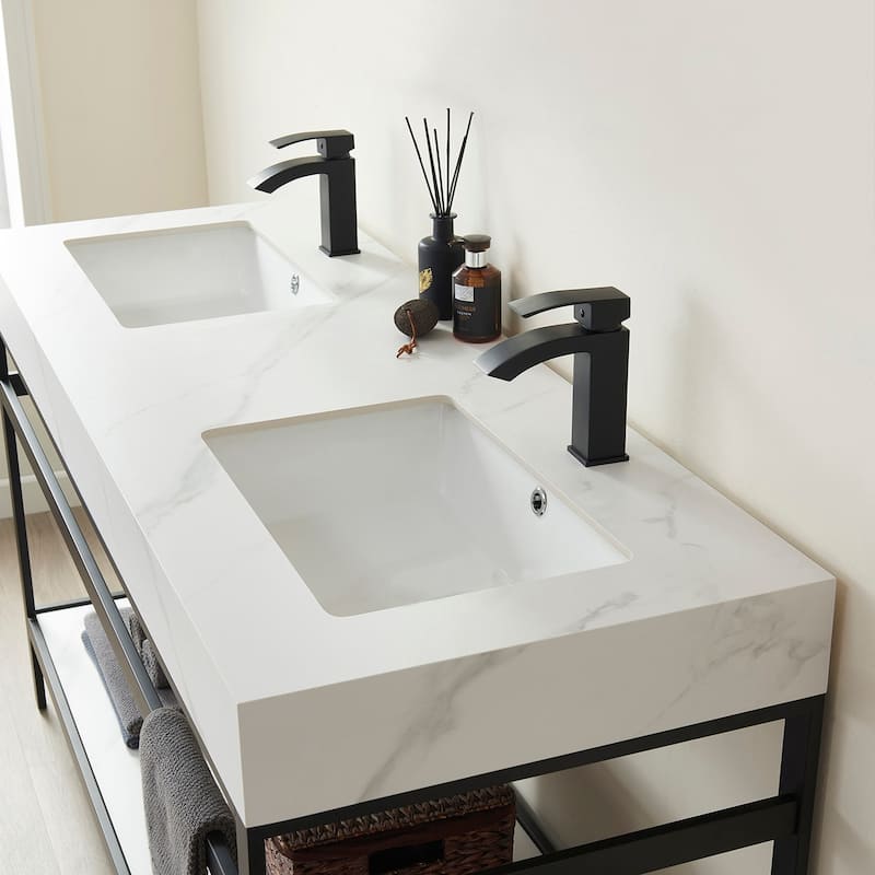 Miseno MV702560M-NM Funes 60" Free Standing Double Basin Vanity Set