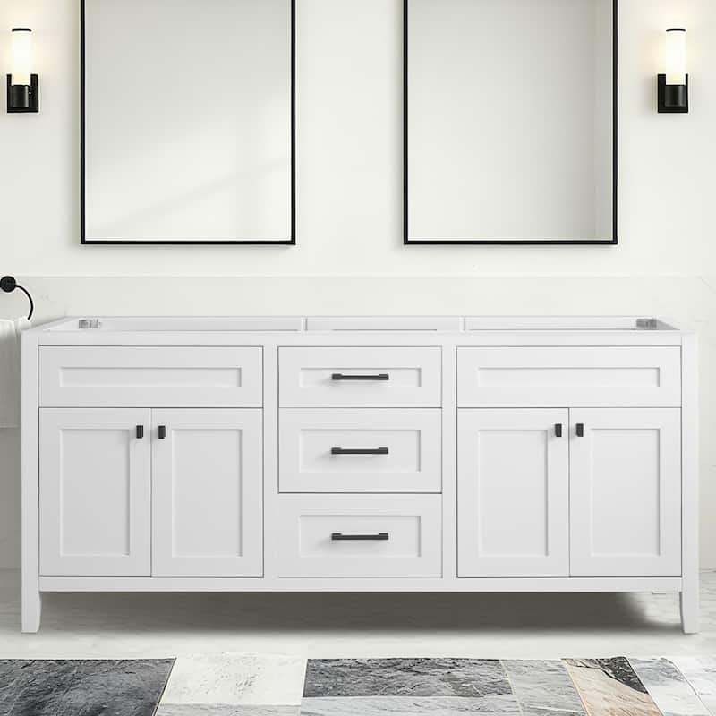 Nephelily 48" 60" 72" Bathoom Vanity Base Only, Easy-to-Install