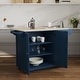 preview thumbnail 15 of 44, Homestyles Mobile Kitchen Island Cart with Wood Top and Dropleaf Breakfast Bar