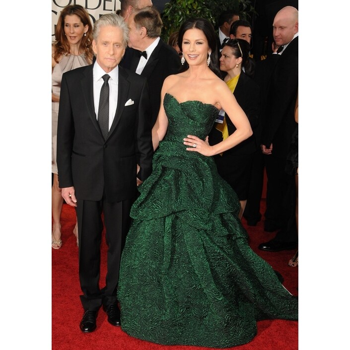 Catherine zeta jones green dress 2025