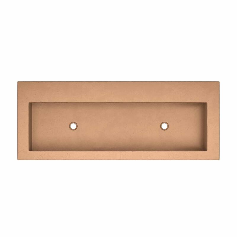 Native Trails Trough 48" Rectangular NativeStone Drop In Bathroom Sink