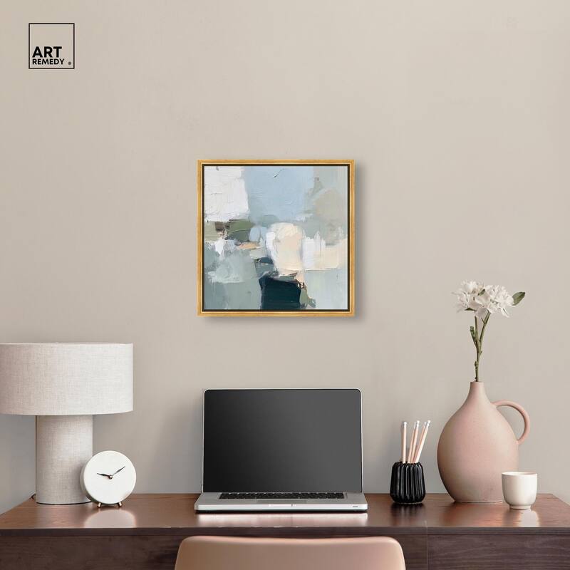 Seafoam and Sand I Canvas by Art Remedy
