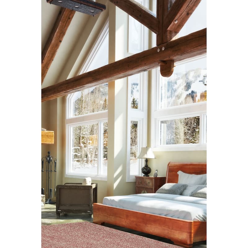 ECARPETGALLERY Braid weave Sienna Copper Wool Rug - 5'4 x 7'3