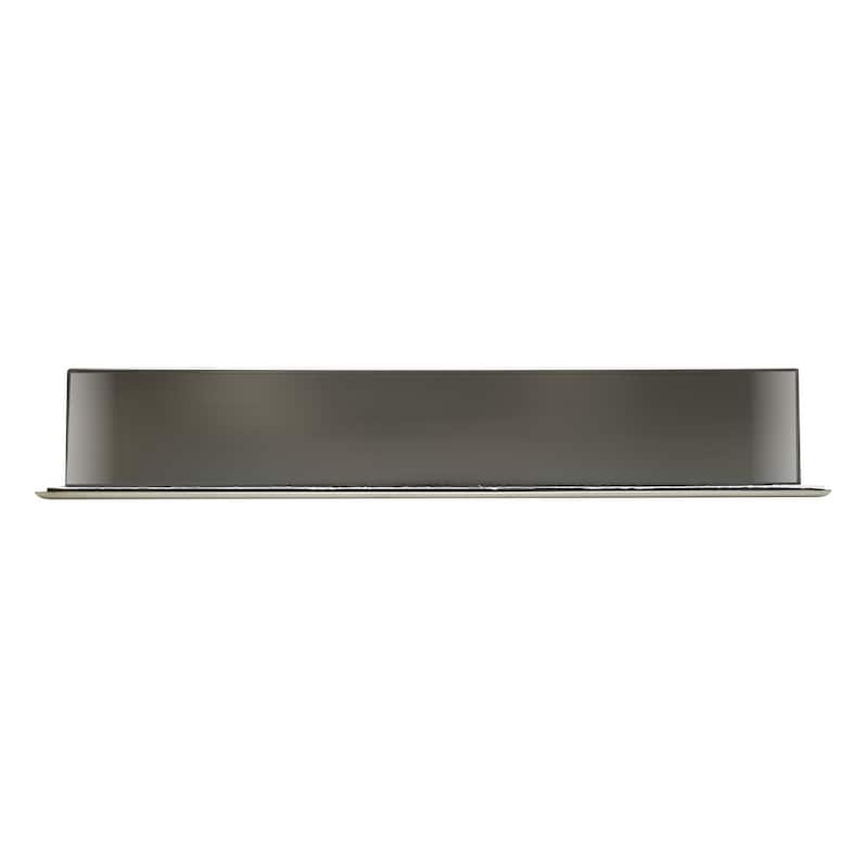 ALFI brand 24" x 12" Brushed Stainless Steel Horizontal Single Shelf Bath Shower Niche