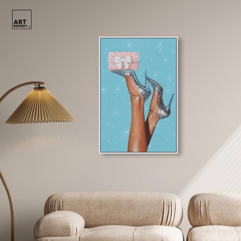 Clutch Purse on Display Canvas by Art Remedy