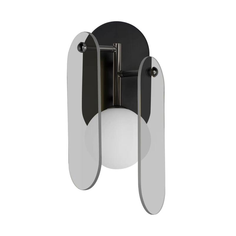 Studio M SM24810MSK Megalith 16" Tall LED Wall Sconce by Nina Magon - Gunmetal