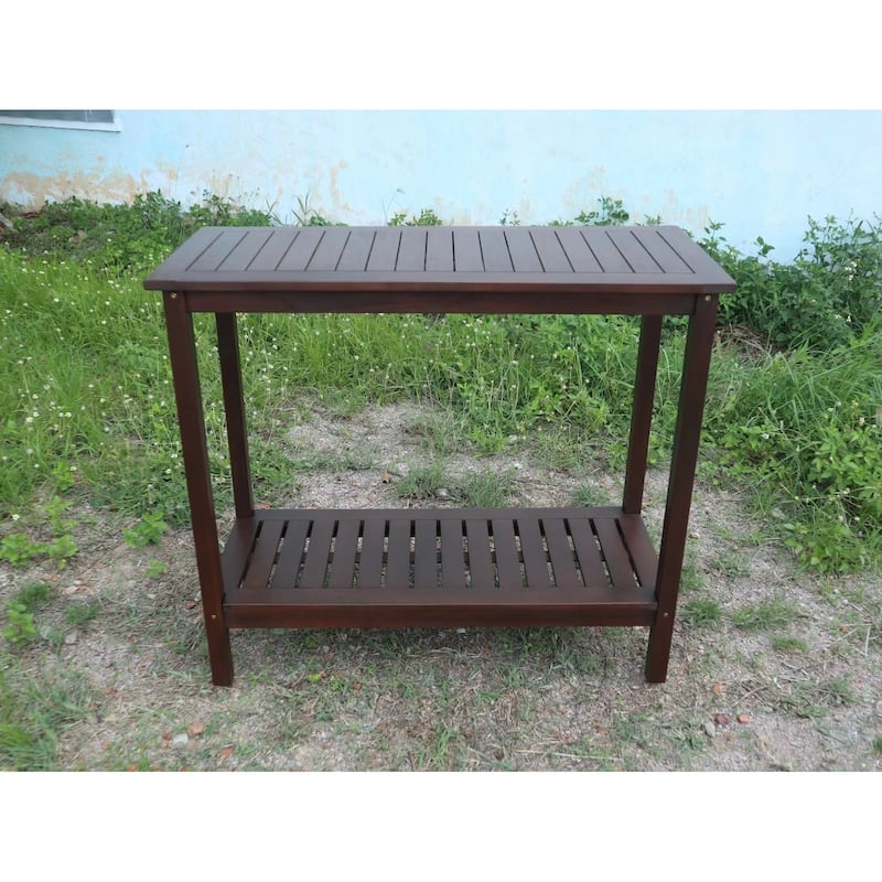 Wood Console Table Entryway Table