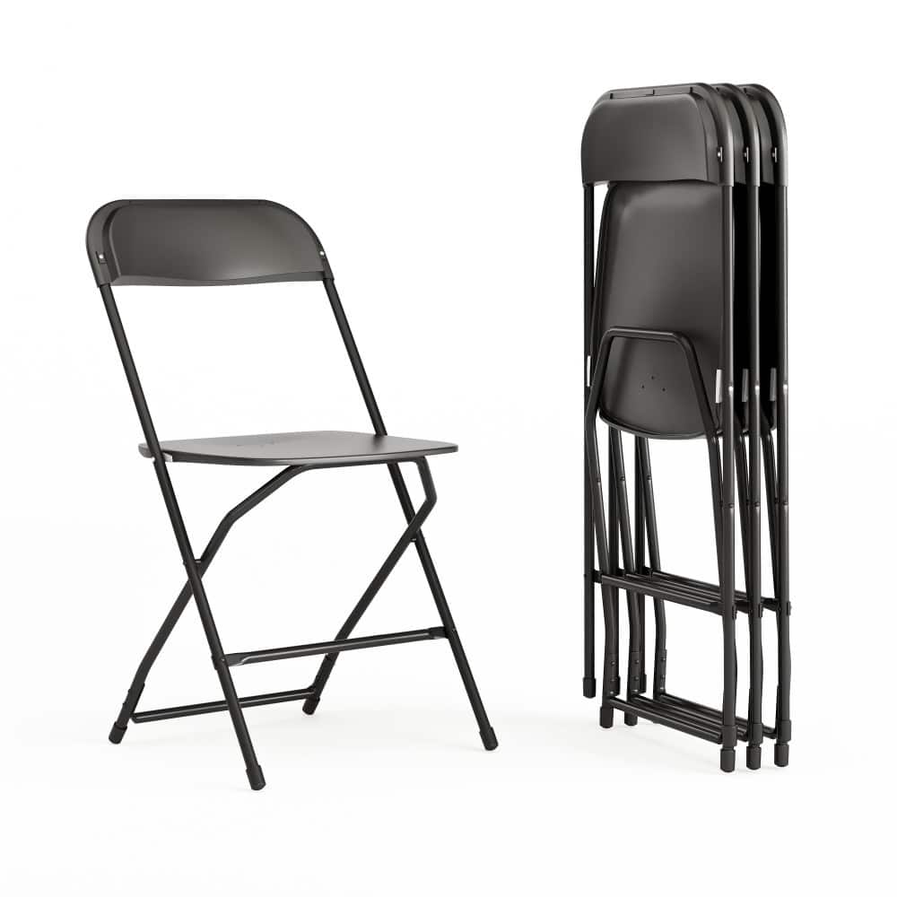 Plastic Folding Chair - 650LB Weight Capacity - Event Chair - 17.5"W x 18"D x 31.5"H