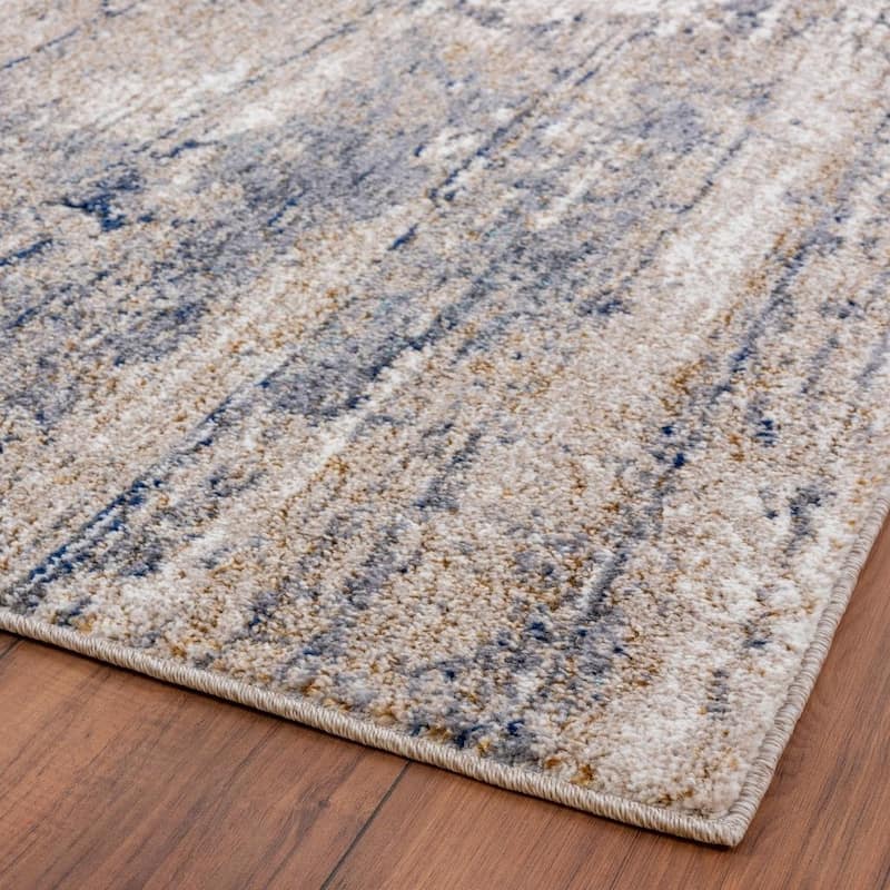 Luxe Weavers Beverly Collection Multicolor 8x10 Abstract Area Rug - 8' x 10'/Surplus