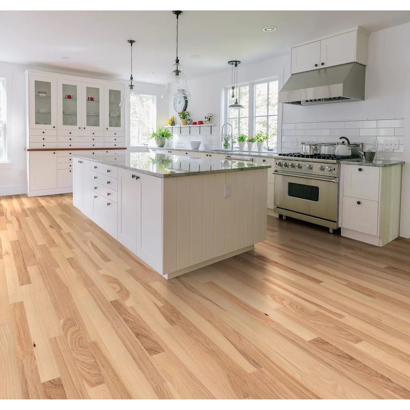 Shaw SW777 The Gallery 3" Wide Smooth Engineered Hickory Hardwood