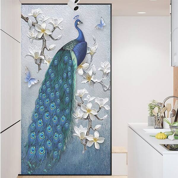 Shop Chezmax Decorative Privacy Window Film No Glue Frosted Glass