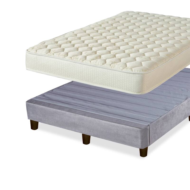 7-Inch Medium Firm High Density Poly Foam And 13" Platform Bed For Mattress,Comes With Legs To Eliminate Need For Bed Frame
