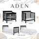 preview thumbnail 7 of 6, Dream On Me Aden Convertible 4-in-1 Mini Crib
