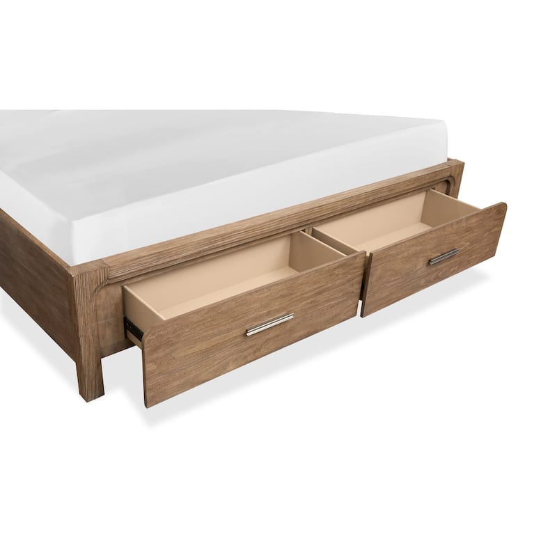 Magnussen Home Westbourne Dark Umber Panel Storage Bed