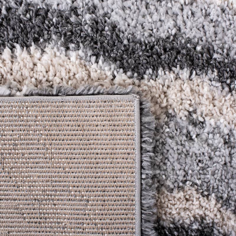 SAFAVIEH Fontana Shag Geanina Modern Abstract 2-inch Thick Rug