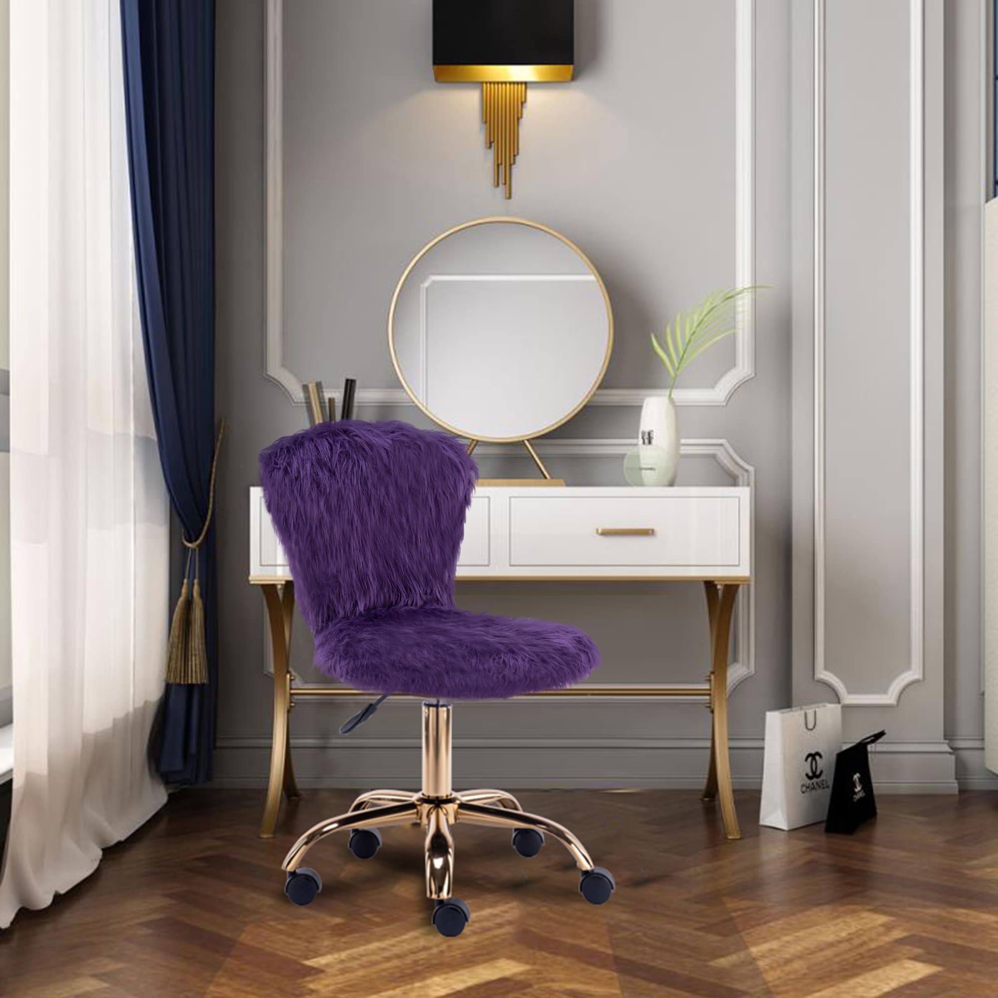 Dressing table sales desk chair