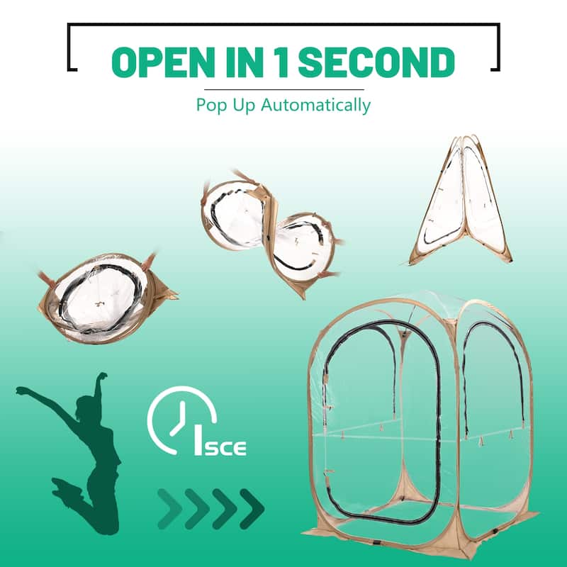 DoCred Sports Tent, Weather Pop Up Shelter Bubble Tent clear tent