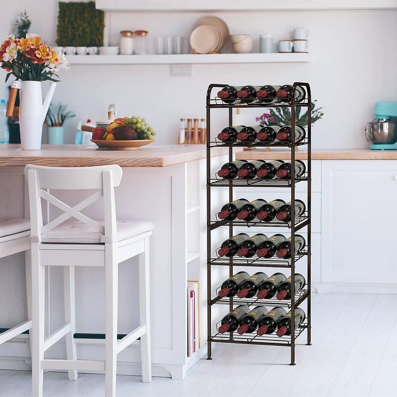 Water Bottle Organizer Vertical Free Standing Storage