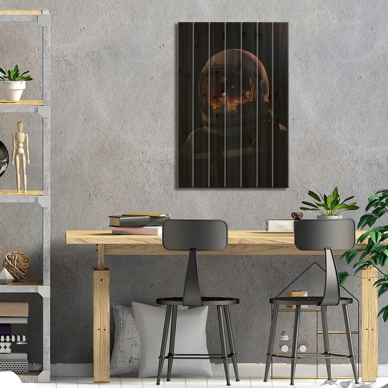 Headspace Print On Wood by Nicebleed - Multi-Color