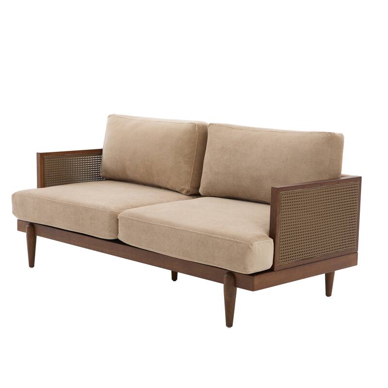 Christopher Knight Home - Lisa Fabric Arm 3-Seater Sofa