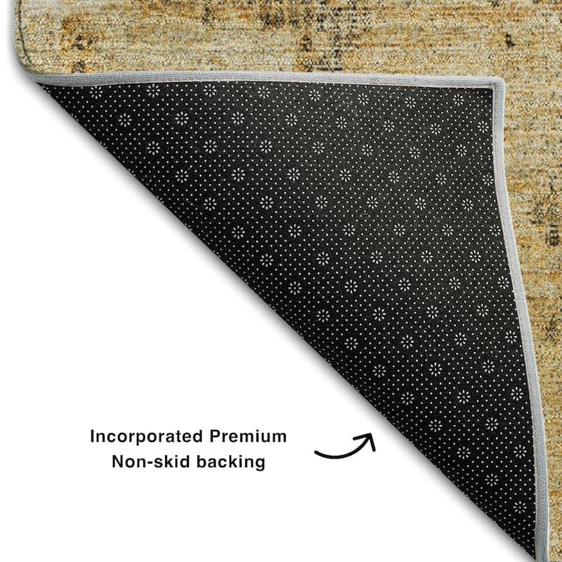 Premium Washable Super Soft Abstrct Flair Mayfield Rug