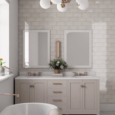 Merola Tile Camden Bone 4" x 8" Ceramic Wall Tile