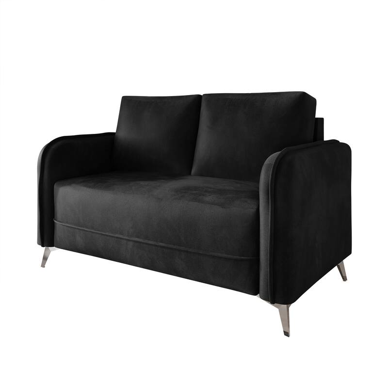 CraftPorch Luxurious Velvet Upholstered Loveseat - N/A