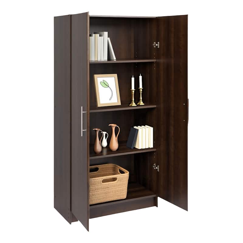 Prepac 'Winslow Elite' 32-inch Brown Storage Cabinet - 32 Inch - 32 Inch - Espresso
