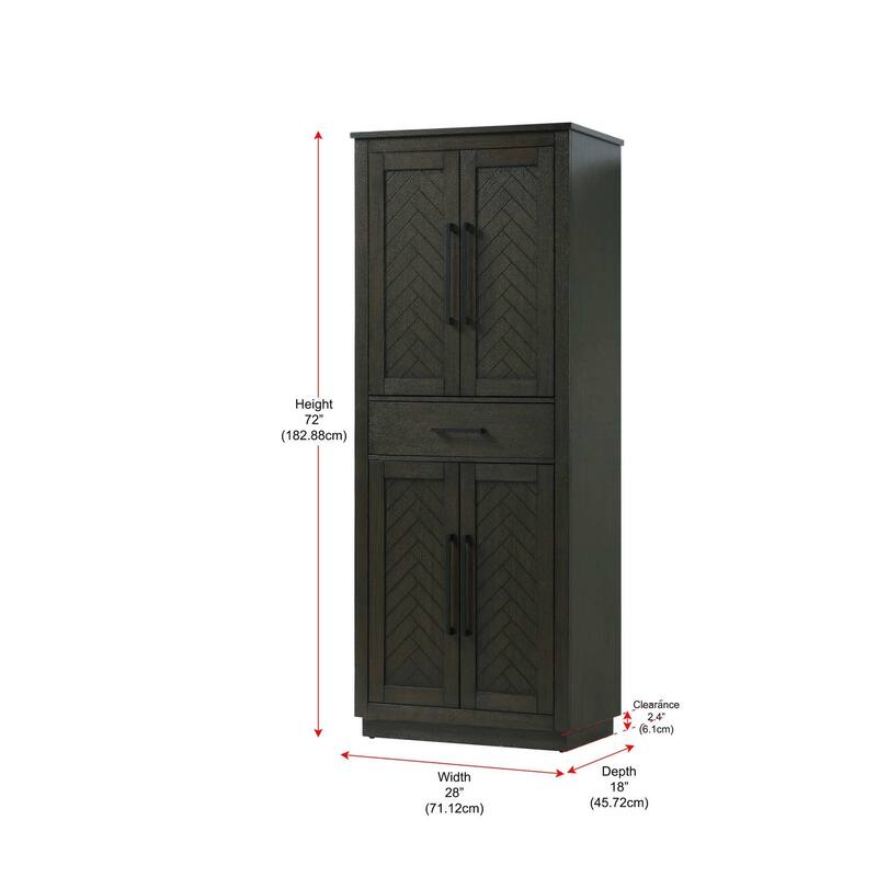 Raphael Bath Storage Cabinet (16-28 In.)