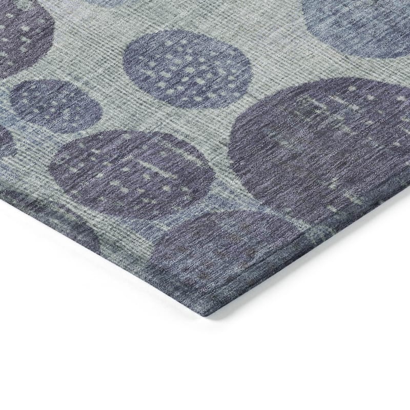 HomeRoots Geometric Transitional Rectangle Outdoor Rug