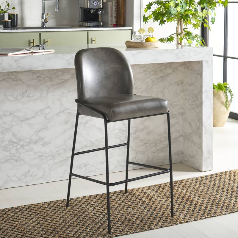 SAFAVIEH Ivey 30-inch Bar Stool - 20"W x 22"D x 42"H
