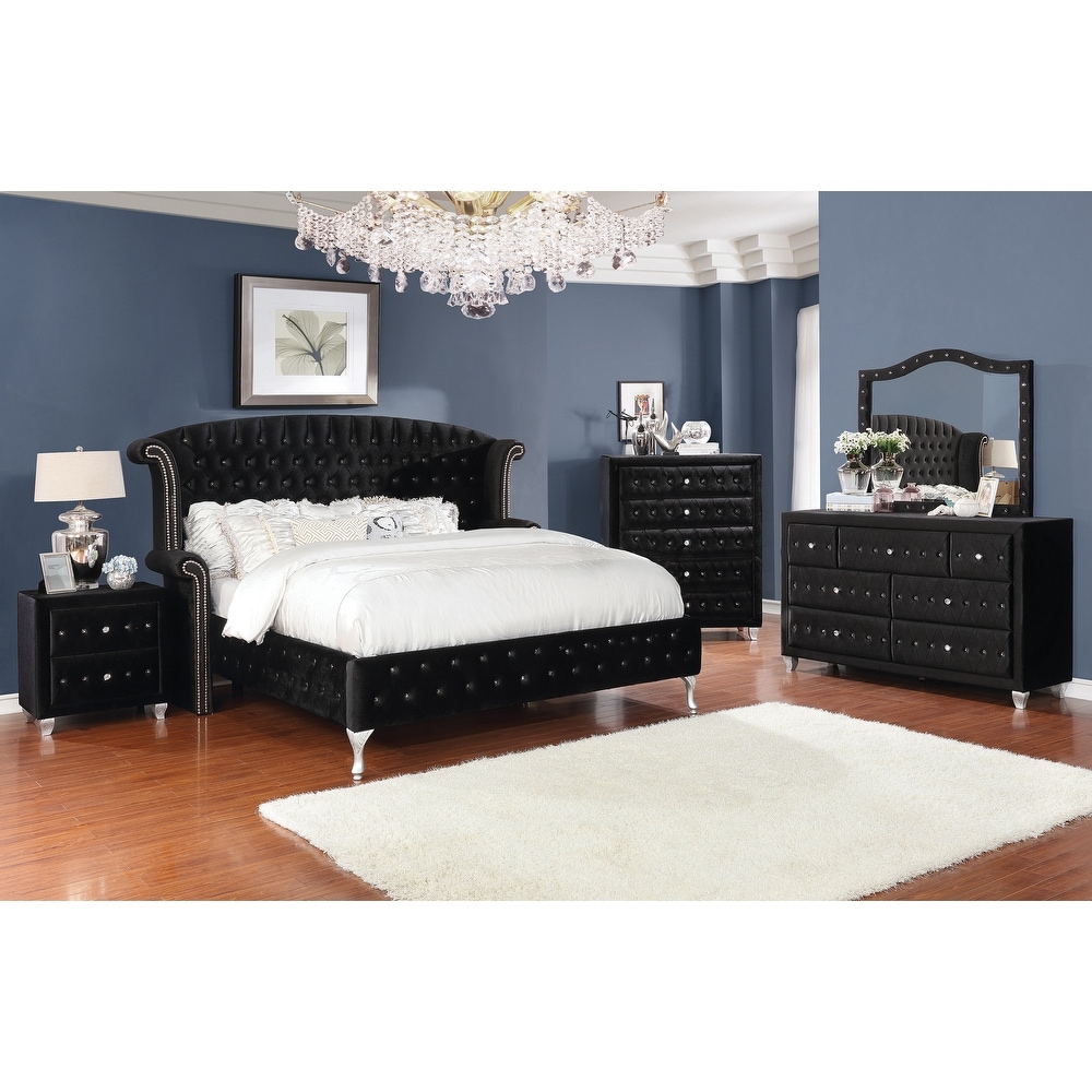 Black queen bedroom set discount