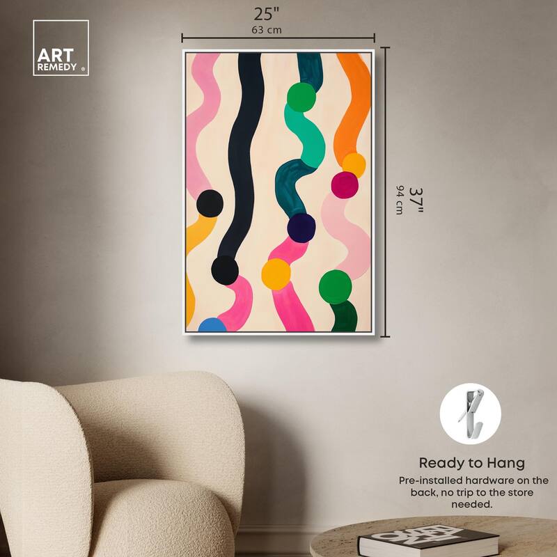 Pearl Colors II Canvas by Art Remedy