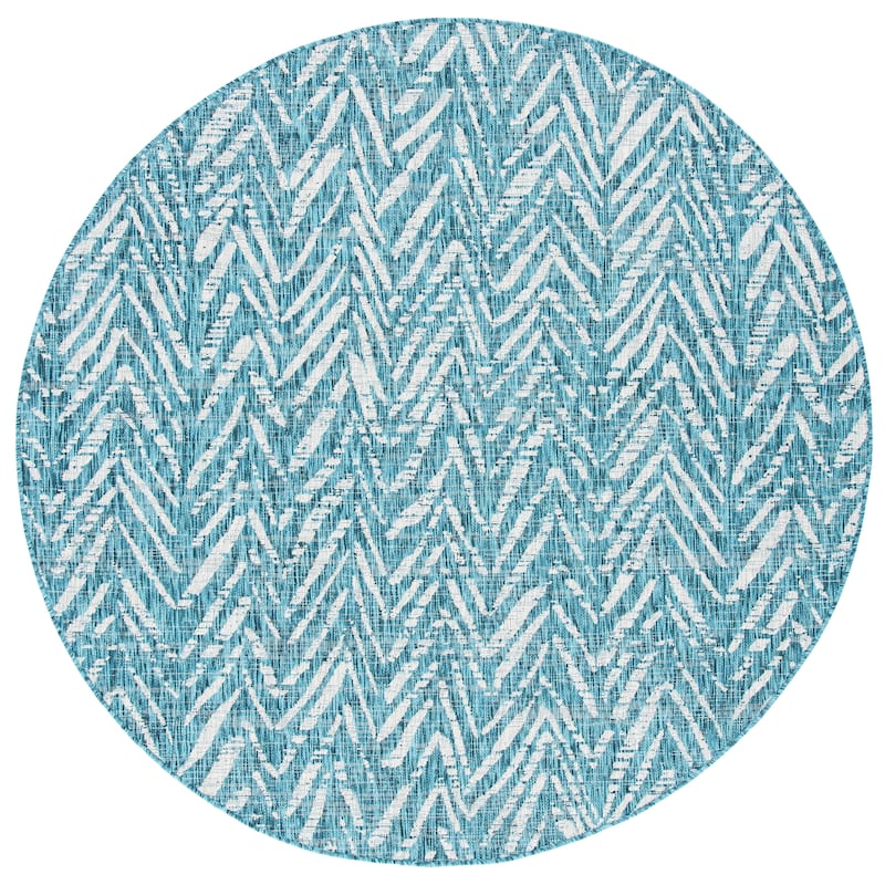 SAFAVIEH Courtyard Thin Indoor/ Outdoor Waterproof Patio Backyard Rug