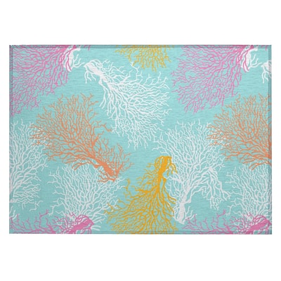 Indoor/ Outdoor Surfside Coral Rug New