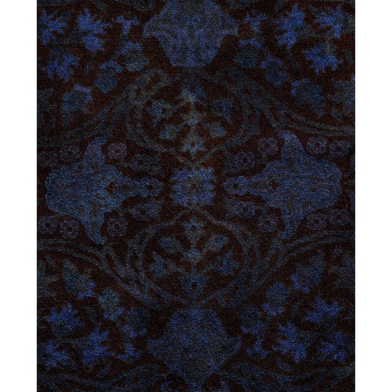 Overdyed One-of-a-Kind Hand-Knotted Area Rug - Purple - 3' 2" x 5' 1"