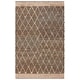 preview thumbnail 68 of 93, SAFAVIEH Handmade Natural Fiber Bethia Casual Jute Trellis Rug 4' x 6' - Natural/Grey - Rectangle
